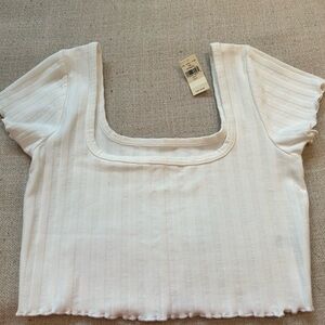 White Crop Top - OFFLINE by Aerie